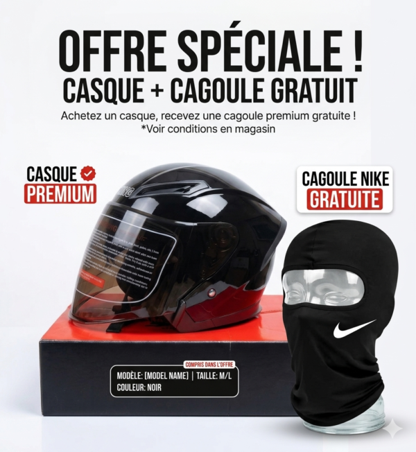 CASQUE SWING + CAGOULE GRATUIT